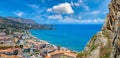 Aerial view of Cefalu in Sicily, Italy Royalty Free Stock Photo