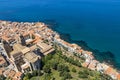 Aerial view of Cefalu old town, Sicily, Italy Royalty Free Stock Photo