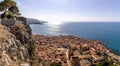 Aerial view of Cefalu old town, Sicily, Italy Royalty Free Stock Photo