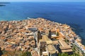 Aerial view of Cefalu old town, Sicily, Italy Royalty Free Stock Photo