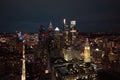 Aerial View of Center City Philadelphia Royalty Free Stock Photo