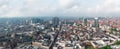 Aerial view of central Brussels, Belgium