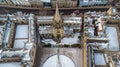 Aerial view of central Oxford, UK