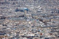 Aerial view of central Paris with Centre Georges Pompidou, Franc Royalty Free Stock Photo