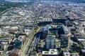 Aerial view of the CenturyLink Field Royalty Free Stock Photo