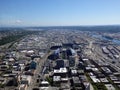 Aerial View of CenturyLink Field and Safeco field