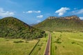 Aerial view of the Cerro JhÃÂº Cerro Negro.