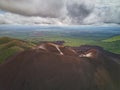 Aerial view of Cerro Negro crater