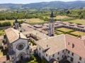 Aerial view of the Certosa di Serra San Bruno, Vibo Valentia, Calabria, Italy