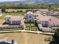 Aerial view of the Certosa di Serra San Bruno, Vibo Valentia, Calabria, Italy