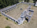 Aerial view of the Certosa di Serra San Bruno, Vibo Valentia, Calabria, Italy