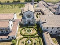 Aerial view of the Certosa di Serra San Bruno, Vibo Valentia, Calabria, Italy