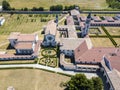 Aerial view of the Certosa di Serra San Bruno, Vibo Valentia, Calabria, Italy