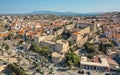 Aerial view of Cesme Castle Royalty Free Stock Photo