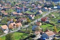 Aerial view of Cetinje, Montenegro