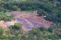 Aerial view of chamarel, Mauritius