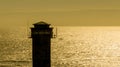 Aerial View of Charleston Lighthouse On Sullivans Island South Carolina Royalty Free Stock Photo