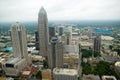 Aerial view of Charlotte, NC