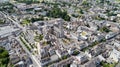 Aerial photo of Chateaubriant city center in Loire Atlantique