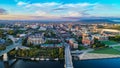 Aerial View of Chattanooga, Tennessee, USA Skyline