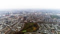 Aerial View of Chelsea Fulham and Parsons Green in London City Skyline Royalty Free Stock Photo