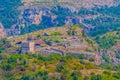 Aerial view of Cherven fortress in Bulgaria Royalty Free Stock Photo