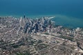 Aerial view of Chicago