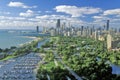 Aerial View of Chicago, Illinois Royalty Free Stock Photo