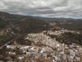 Aerial view of Chichicastenango Royalty Free Stock Photo