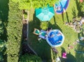 Aerial view of Children Party