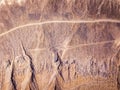 Aerial view of Chinijo Archipelago of La Graciosa, Lanzarote, Canary Islands. Spain. La Aguja Grande mountain Royalty Free Stock Photo