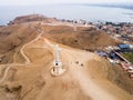 Aerial view of Chorrillos district, Lima - Peru.