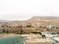 Aerial view of Chorrillos district, Lima - Peru.