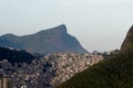 Aerial view Christ the Redeemer