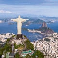 Aerial View of Rio de Janeiro, Brazil Royalty Free Stock Photo