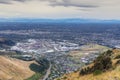 Aerial view of Christchurch, New Zealand Royalty Free Stock Photo