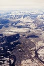 Aerial view of chur Royalty Free Stock Photo