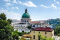 aerial view of the church of madre del buon consiglio...IMAGE