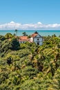 Aerial view of Church of Our Lady of Grace, Catholic Church built in 1551, Olinda, Pernambuco, Brazil