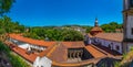 Aerial view of church of our lord Sao Domingo at Amarante, Portugal Royalty Free Stock Photo