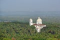 Aerial View of the Church of St Cajetan, Goa Royalty Free Stock Photo