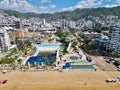 Aerial View of Cici Water Park in Acapulco After Hurricane Otis