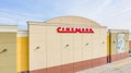 Aerial view of a Cinemark Movie Theater in Joliet, IL. Royalty Free Stock Photo