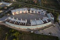 Aerial view of the citadel of the carnival Viareggio Tuscany