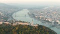 Aerial view of Citadella Budapest