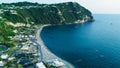 Aerial view of Citara Beach in Ischia Island, Italy Royalty Free Stock Photo