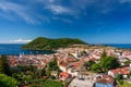 Cityscape of angra do heroismo Royalty Free Stock Photo