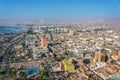 Aerial view of the city of Arica Chile Royalty Free Stock Photo