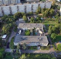 Aerial view of city Balashikha. Moscow region, Russia Royalty Free Stock Photo