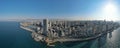 An aerial view of the city of Beirut Lebanon